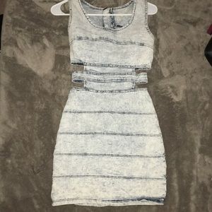 All Jean Mini Dress